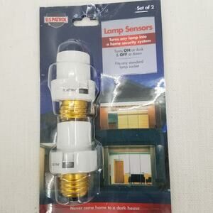 U.S Patrol RET2735 Automatic Lamp Sensors 2-Pack